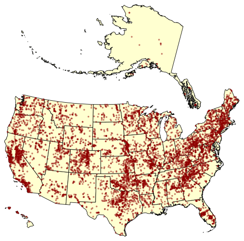 Reservoirs in the United States